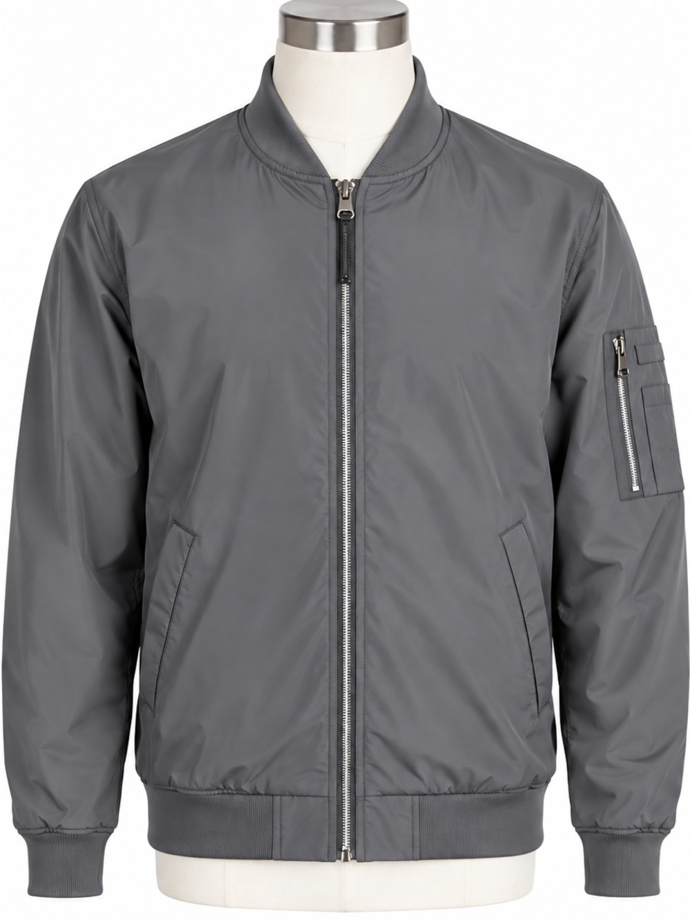 Men's Performance Bomber Jacket - Gray